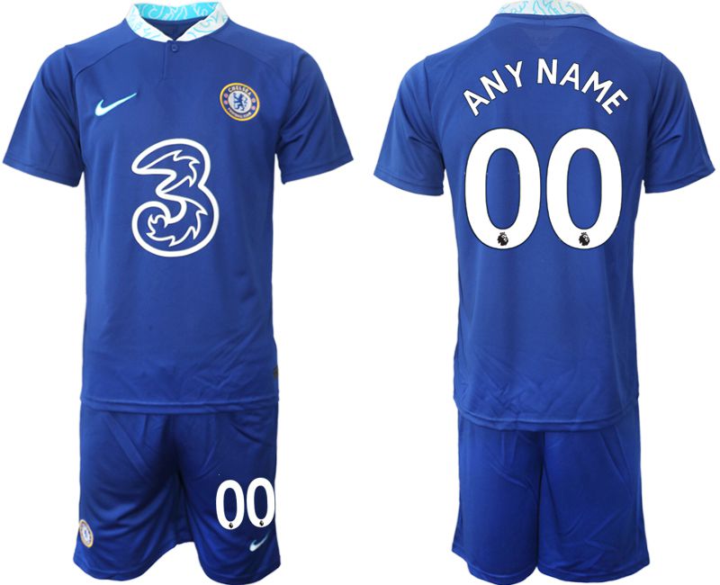 Cheap Men 2022-2023 Club Chelsea FC home blue customized Soccer Jersey